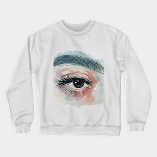 Color drowing of the eyes. Crewneck Sweatshirt